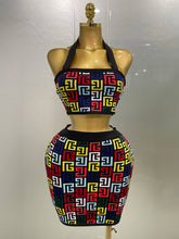 Women 2025 New Sexy Backless Halter Jacquard Two Piece Mini Skirt Bandage Set Celebrity Designer Evening Party Women's Set